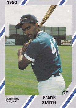 1990 Diamond Cards Kissimmee Dodgers #25 Frank Smith Front