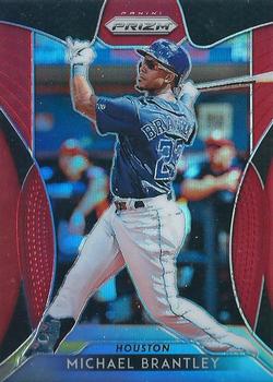 2019 Panini Prizm - Red #51 Michael Brantley Front