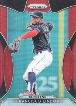 2019 Panini Prizm - Red #61 Francisco Lindor Front