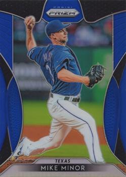 2019 Panini Prizm - Blue #69 Mike Minor Front