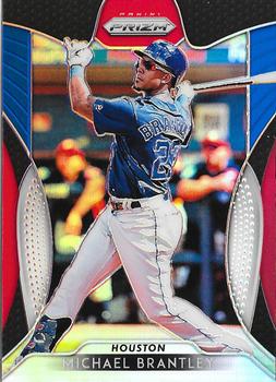 2019 Panini Prizm - Red, White, & Blue #51 Michael Brantley Front