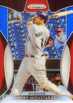 2019 Panini Prizm - Red, White, & Blue #124 Mike Moustakas Front