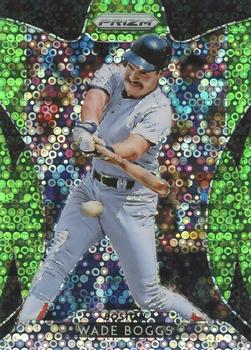 2019 Panini Prizm - Lime Green Donut Circles #204 Wade Boggs Front