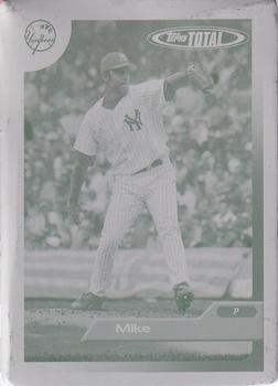 2005 Topps Total - Press Plates Front Yellow #215 Mike Mussina Front