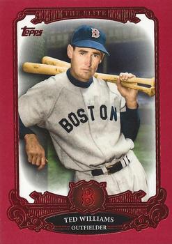 2013 Topps - The Elite Red #TE-18 Ted Williams Front