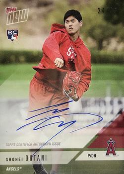 2018 Topps Now Road to Opening Day Los Angeles Angels - Autographs #OD-167A Shohei Ohtani Front