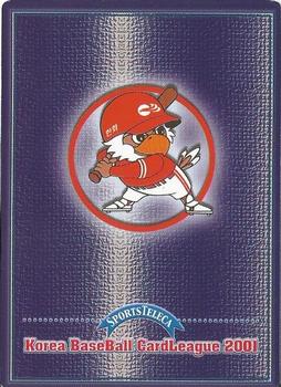 2001 Teleca Hanwha Eagles Card Game #NNO Ji-Man Song Back