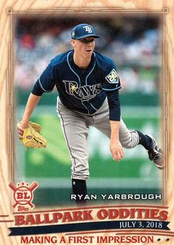 2019 Topps Big League - Ballpark Oddities #BPO-7 Ryan Yarbrough Front