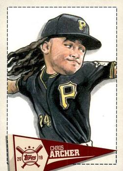 2019 Topps Big League - Star Caricature Reproductions #SCR-CA Chris Archer Front