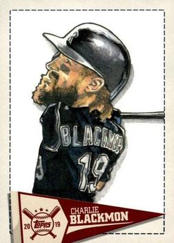 2019 Topps Big League - Star Caricature Reproductions #SCR-CB Charlie Blackmon Front