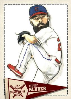 2019 Topps Big League - Star Caricature Reproductions #SCR-CK Corey Kluber Front