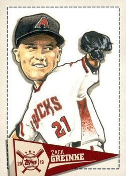 2019 Topps Big League - Star Caricature Reproductions #SCR-ZG Zack Greinke Front