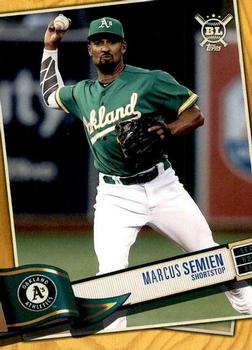 2019 Topps Big League - Gold #36 Marcus Semien Front