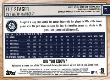 2019 Topps Big League - Gold #61 Kyle Seager Back