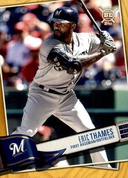 2019 Topps Big League - Gold #79 Eric Thames Front