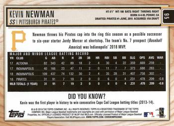 2019 Topps Big League - Gold #95 Kevin Newman Back