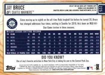 2019 Topps Big League - Gold #225 Jay Bruce Back