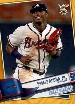 2019 Topps Big League - Gold #381 Ronald Acuña Jr. Front