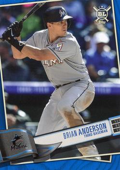 2019 Topps Big League - Blue #317 Brian Anderson Front
