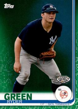2019 Topps Pro Debut - Green #147 Ryder Green Front