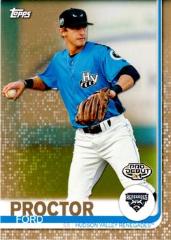 2019 Topps Pro Debut - Gold #179 Ford Proctor Front