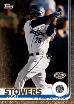 2019 Topps Pro Debut - Gold #198 Josh Stowers Front