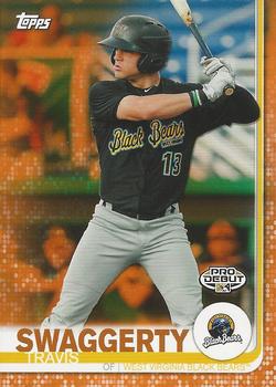2019 Topps Pro Debut - Orange #177 Travis Swaggerty Front