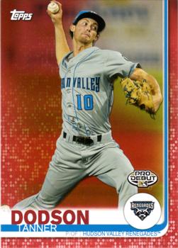2019 Topps Pro Debut - Red #94 Tanner Dodson Front