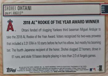2019 Topps Big League - Rainbow Foil #380 Shohei Ohtani Back