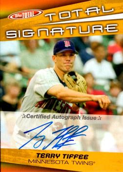 2005 Topps Total - Total Signatures #TS-TT Terry Tiffee Front