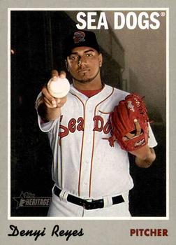 2019 Topps Heritage Minor League #55 Denyi Reyes Front