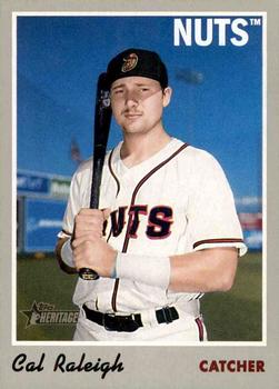 2019 Topps Heritage Minor League #62 Cal Raleigh Front
