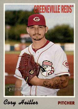 2019 Topps Heritage Minor League #113 Cory Heitler Front