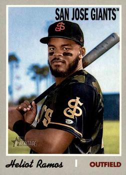 2019 Topps Heritage Minor League #205 Heliot Ramos Front
