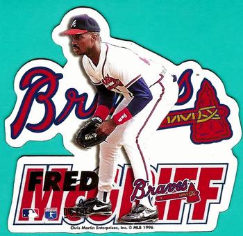 1996 Pro Magnets Die Cuts #NNO Fred McGriff Front