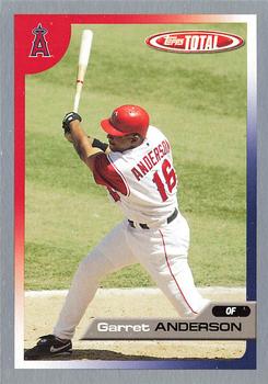 2005 Topps Total - Silver #5 Garret Anderson Front