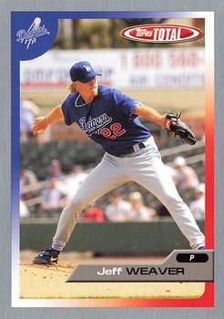 2005 Topps Total - Silver #420 Jeff Weaver Front