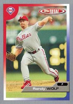 2005 Topps Total - Silver #423 Randy Wolf Front