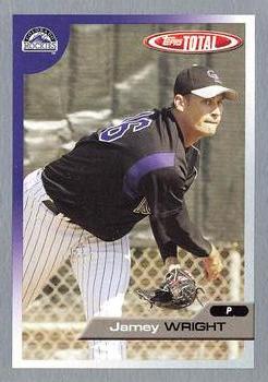 2005 Topps Total - Silver #444 Jamey Wright Front