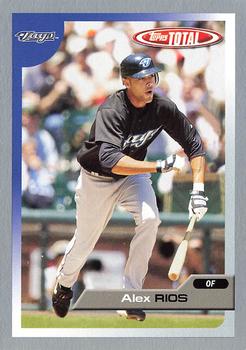 2005 Topps Total - Silver #515 Alex Rios Front