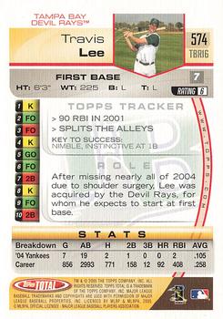 2005 Topps Total - Silver #574 Travis Lee Back