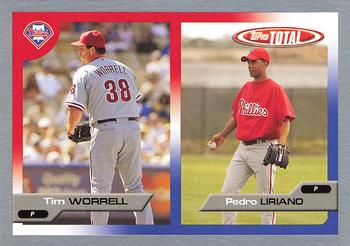2005 Topps Total - Silver #592 Tim Worrell / Pedro Liriano Front