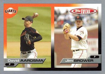 2005 Topps Total - Silver #601 David Aardsma / Jim Brower Front