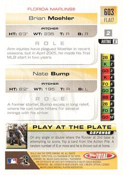 2005 Topps Total - Silver #603 Brian Moehler / Nate Bump Back