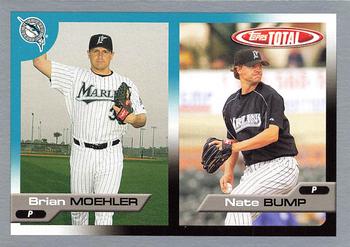 2005 Topps Total - Silver #603 Brian Moehler / Nate Bump Front