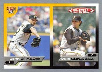 2005 Topps Total - Silver #640 John Grabow / Mike Gonzalez Front