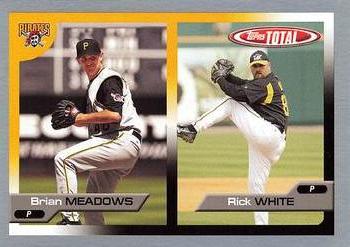 2005 Topps Total - Silver #671 Brian Meadows / Rick White Front