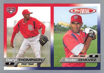 2005 Topps Total - Silver #722 Daryl Thompson / Ender Chavez Front