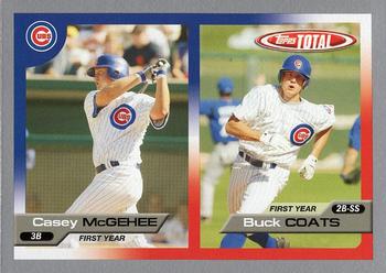 2005 Topps Total - Silver #753 Casey McGehee / Buck Coats Front