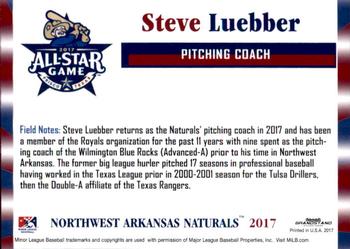 2017 Grandstand Texas League All-Stars North #NNO Steve Luebber Back
